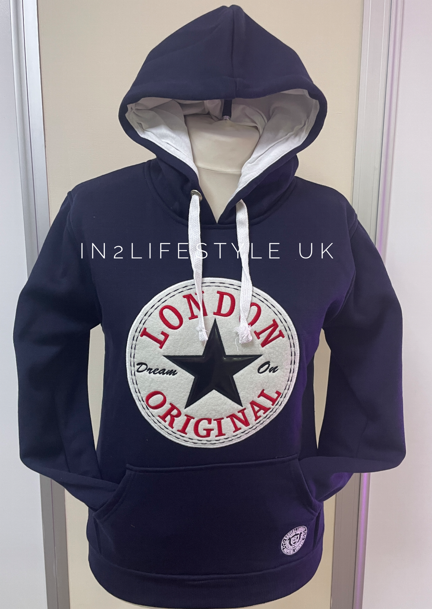 SALE Premium C1 Embroidered Hoodie NAVY