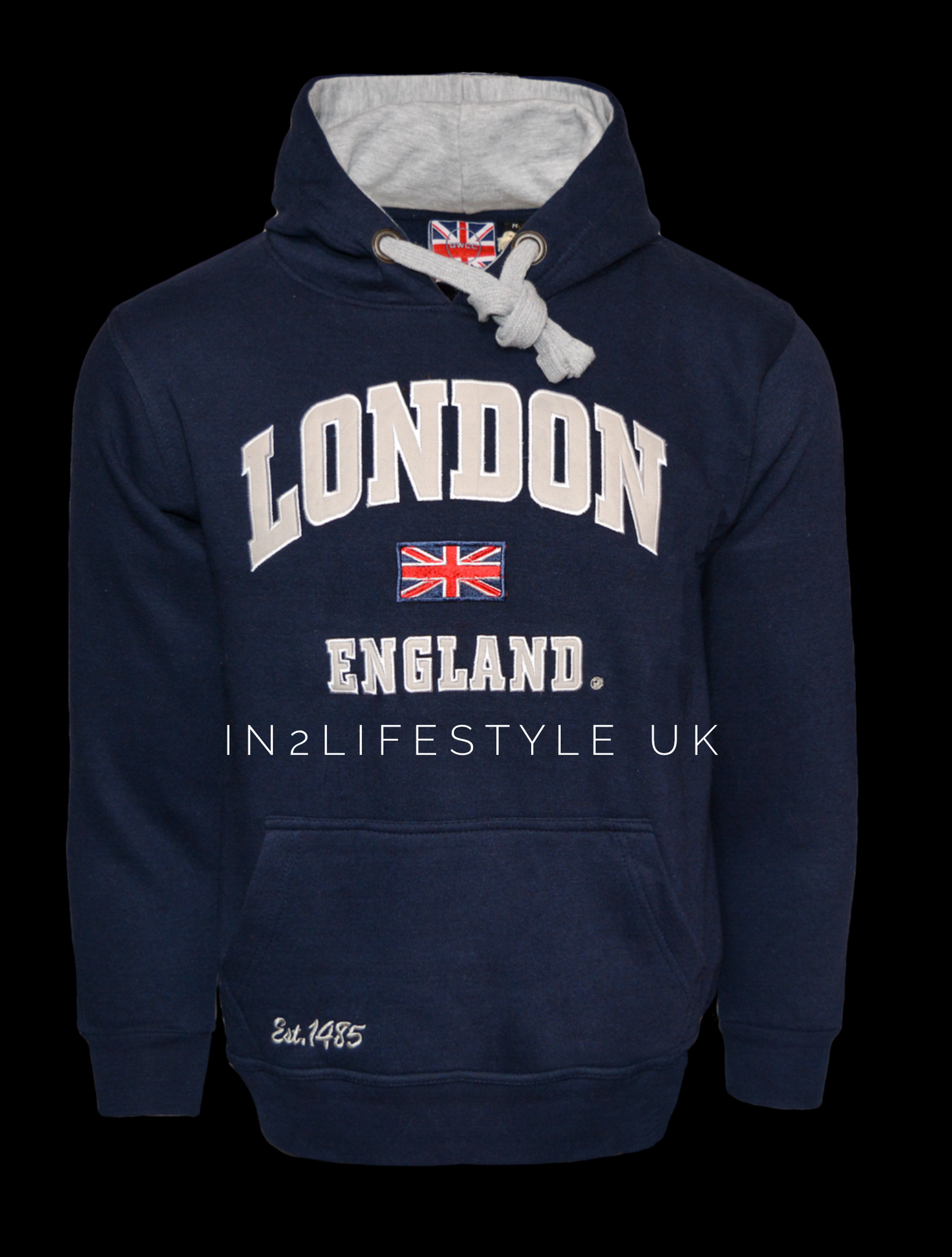 LSH1KZ KIDS Embroidered London Hoodie Jumper / JACKET