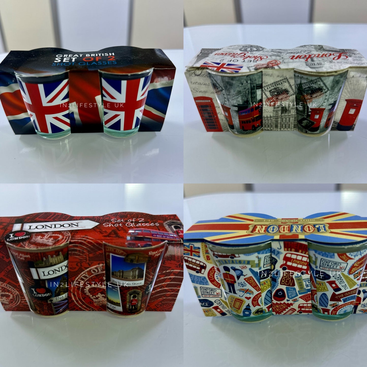 London Souvenirs Shot glass SETS