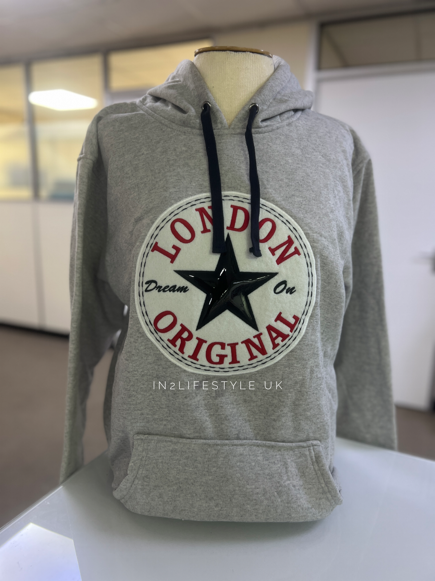 SALE Premium C2 Embroidered Hoodie GREY