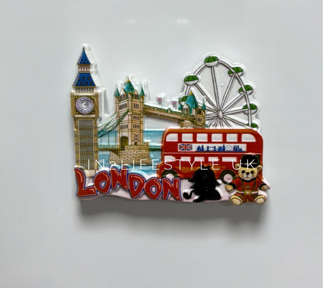 London Resin Fridge Magnet PMG027