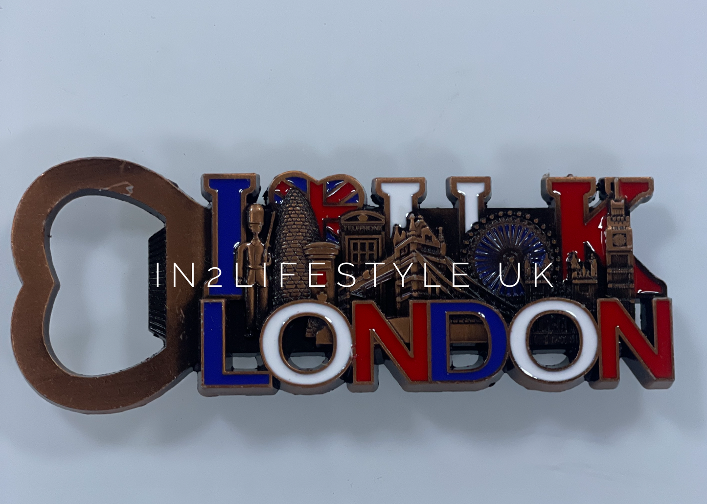 Metal Bottle Opener London Fridge Magnets