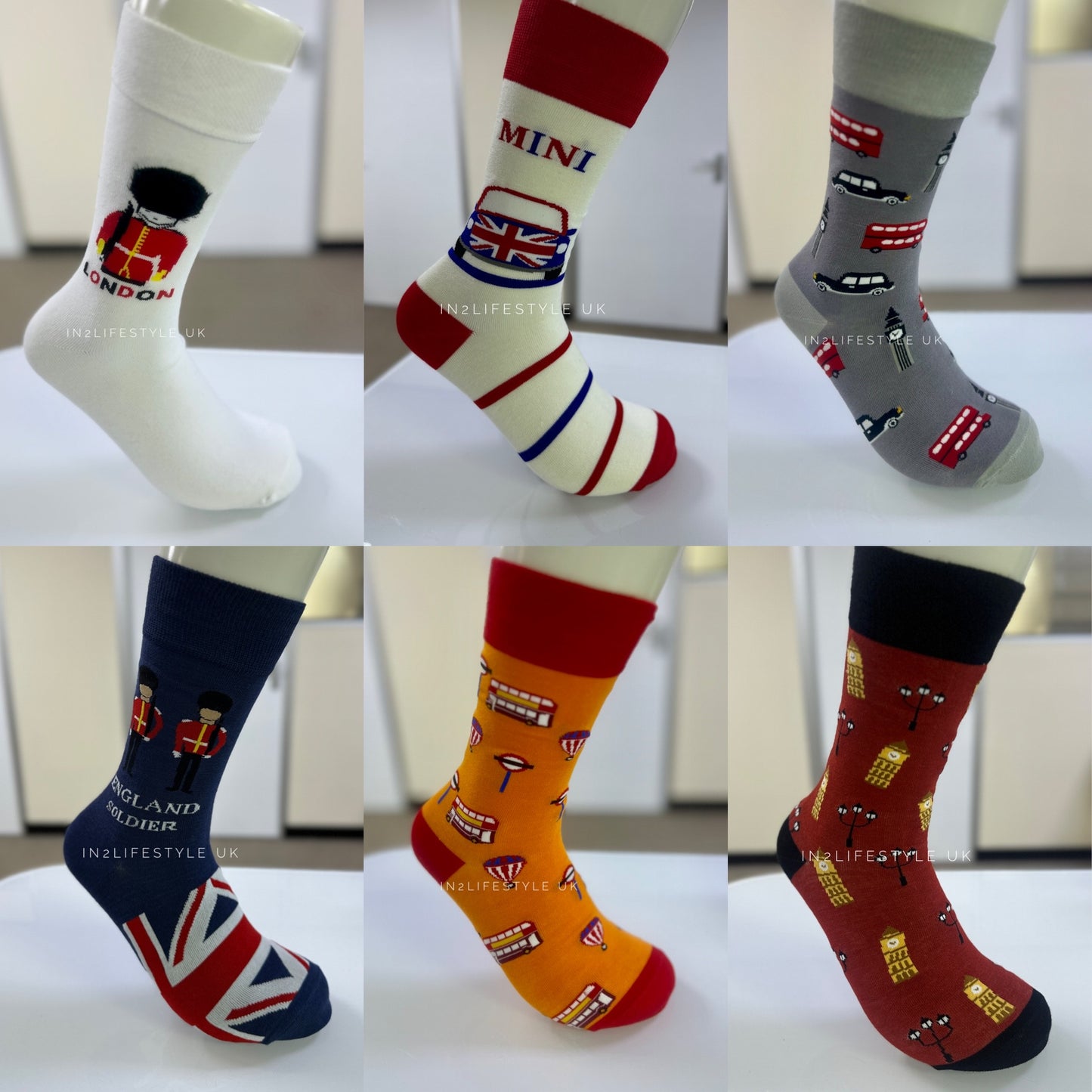 London Souvenir Adult Socks