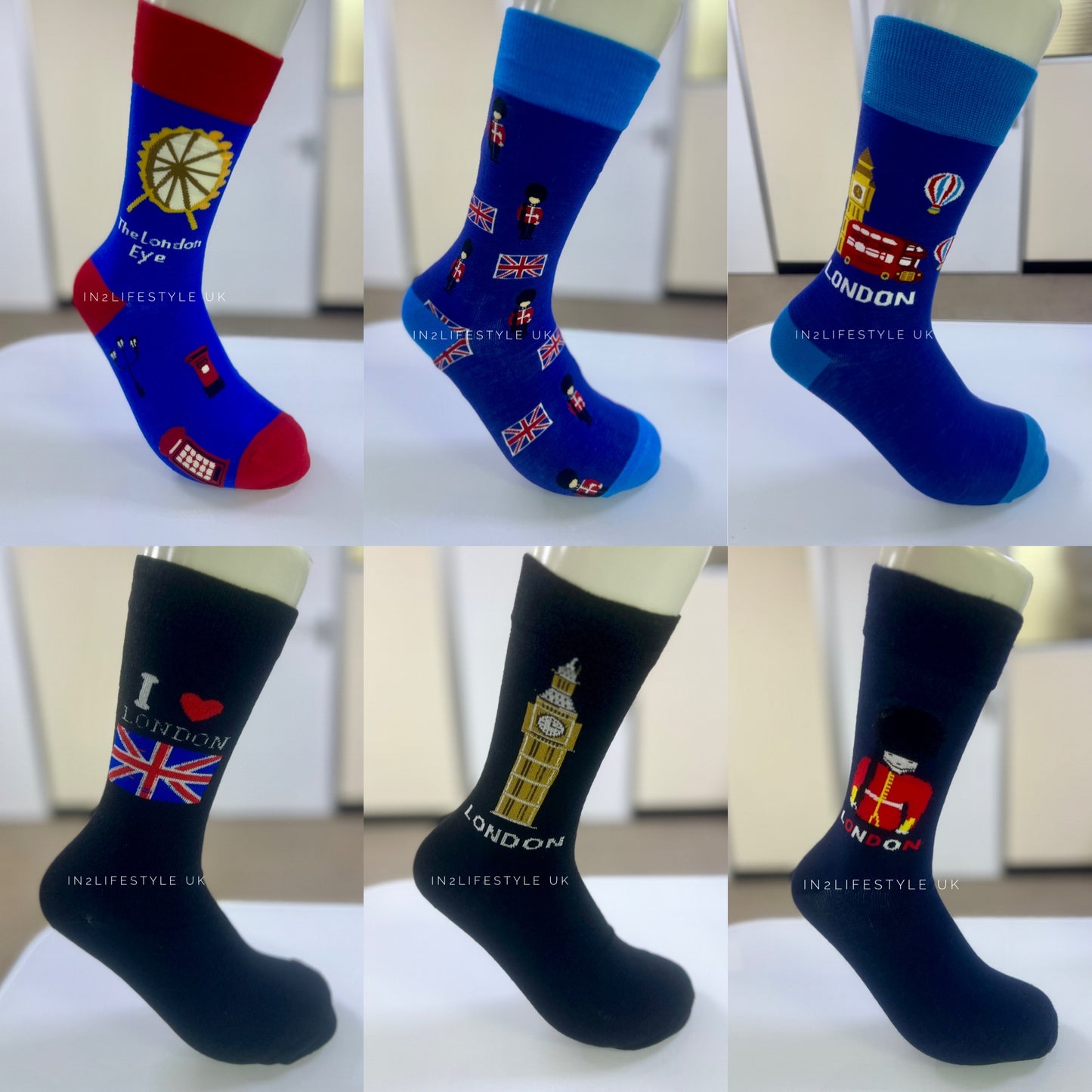 London Souvenir Adult Socks