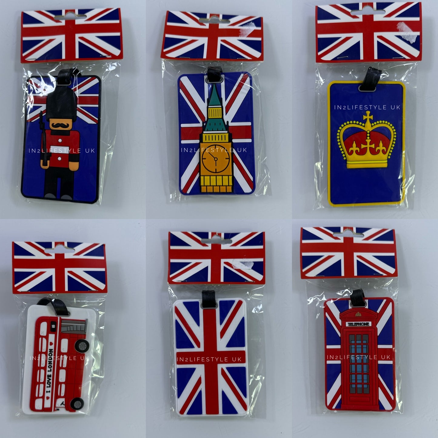 London Souvenir Luggage Tag
