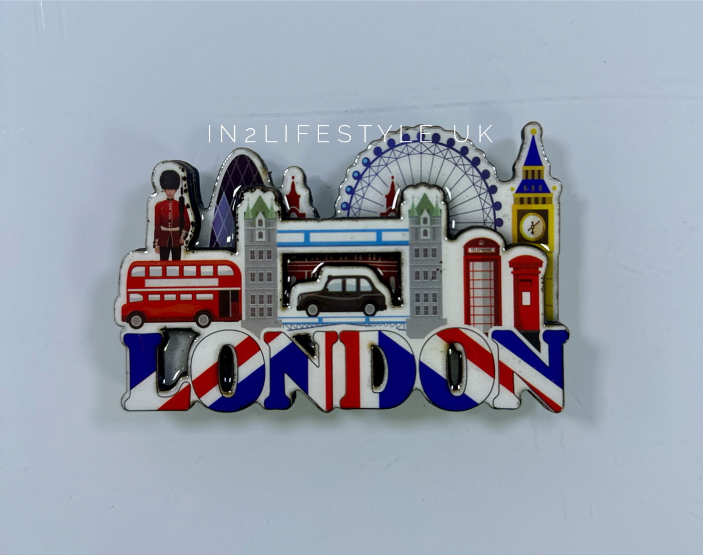 Premium Gloss London 3D Fridge Magnet 3