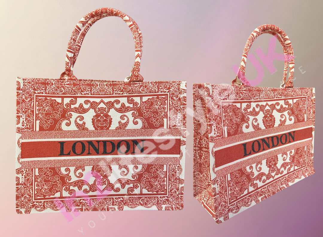 NEW London Style Open Canvas Bag