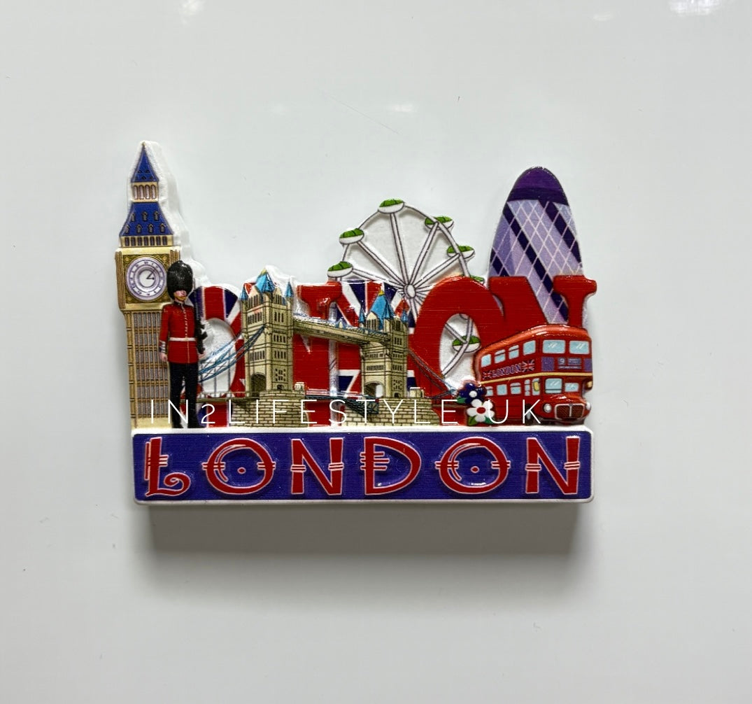 London Resin Fridge Magnet PMG022