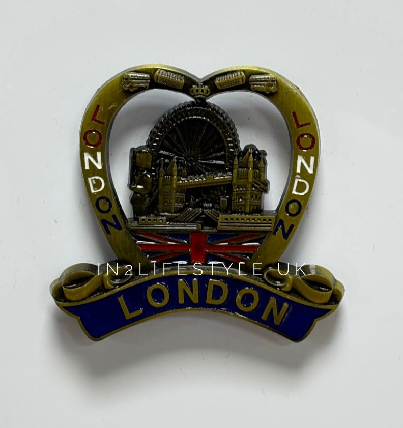 London Antique Metal Fridge Magnets MG117D
