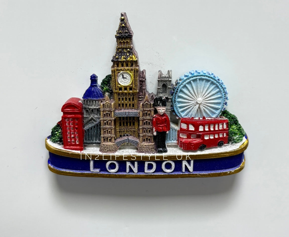 London Resin Fridge Magnet RMG009B