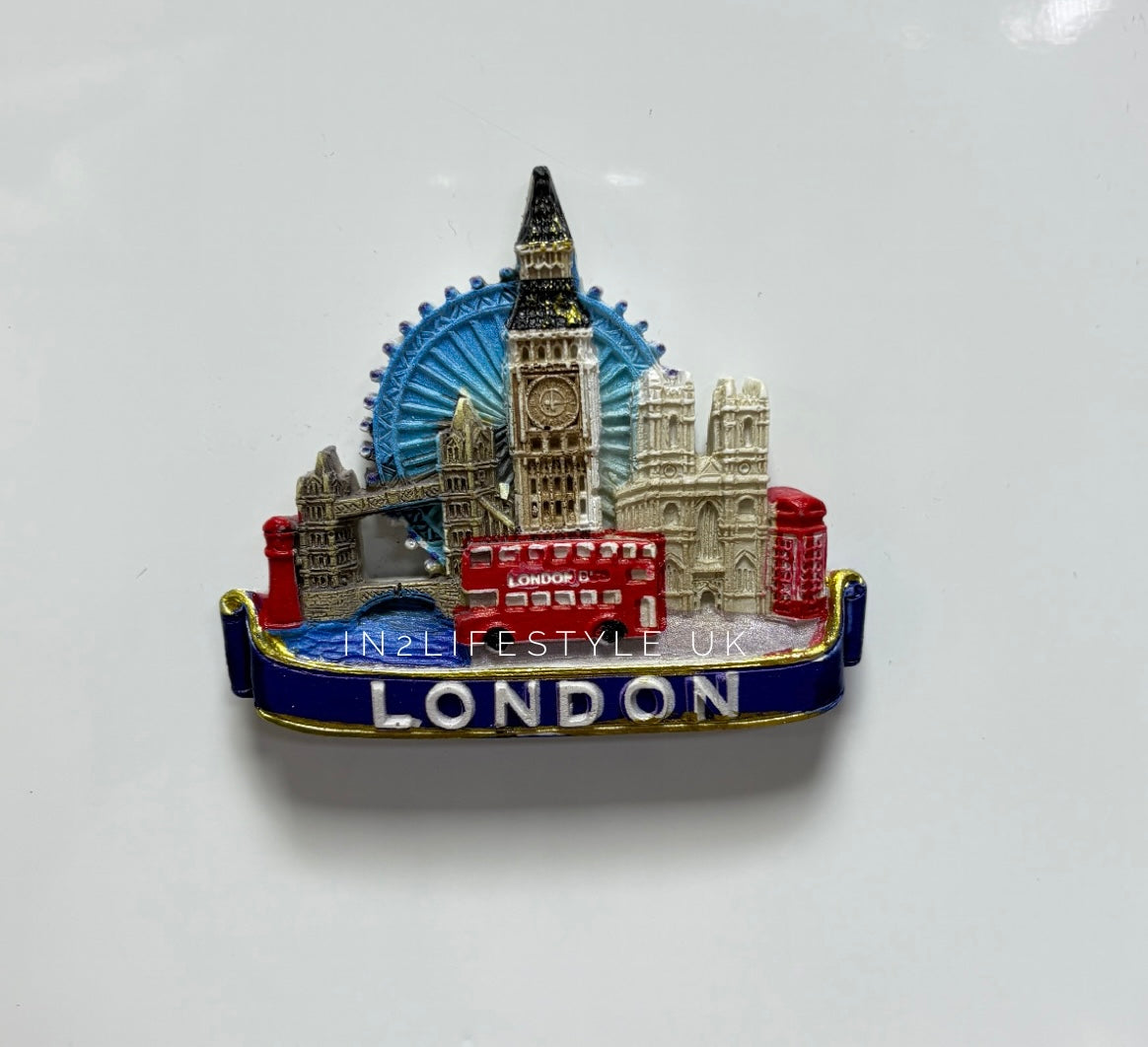London Resin Fridge Magnet RMG013A