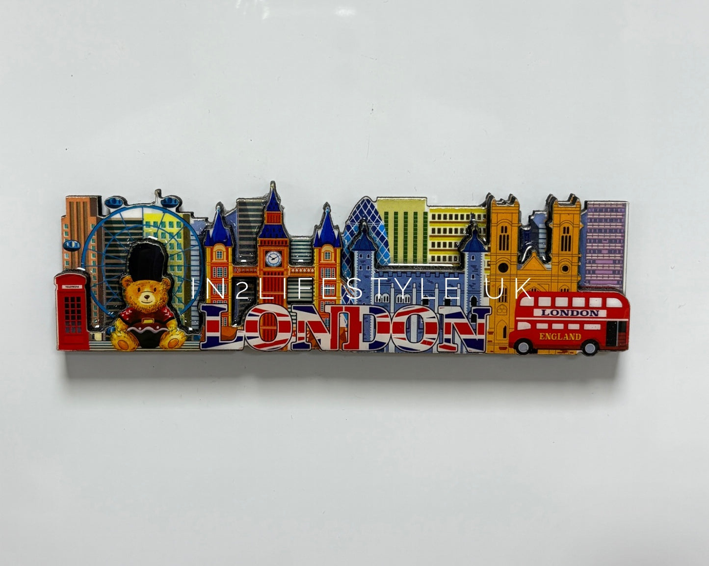 3D London Wooden Magnet 9