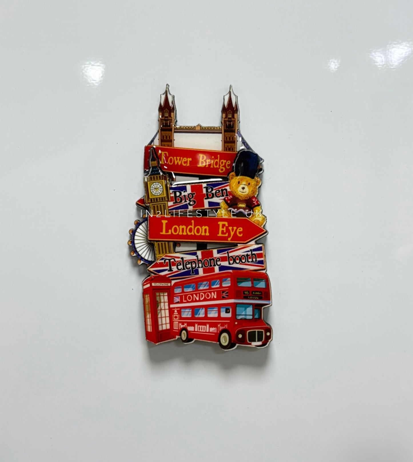 3D London Wooden Magnet 11