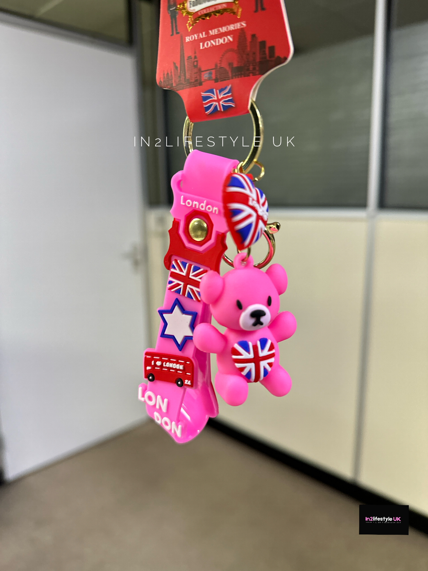 PBC1 London Silicon Bear Charm