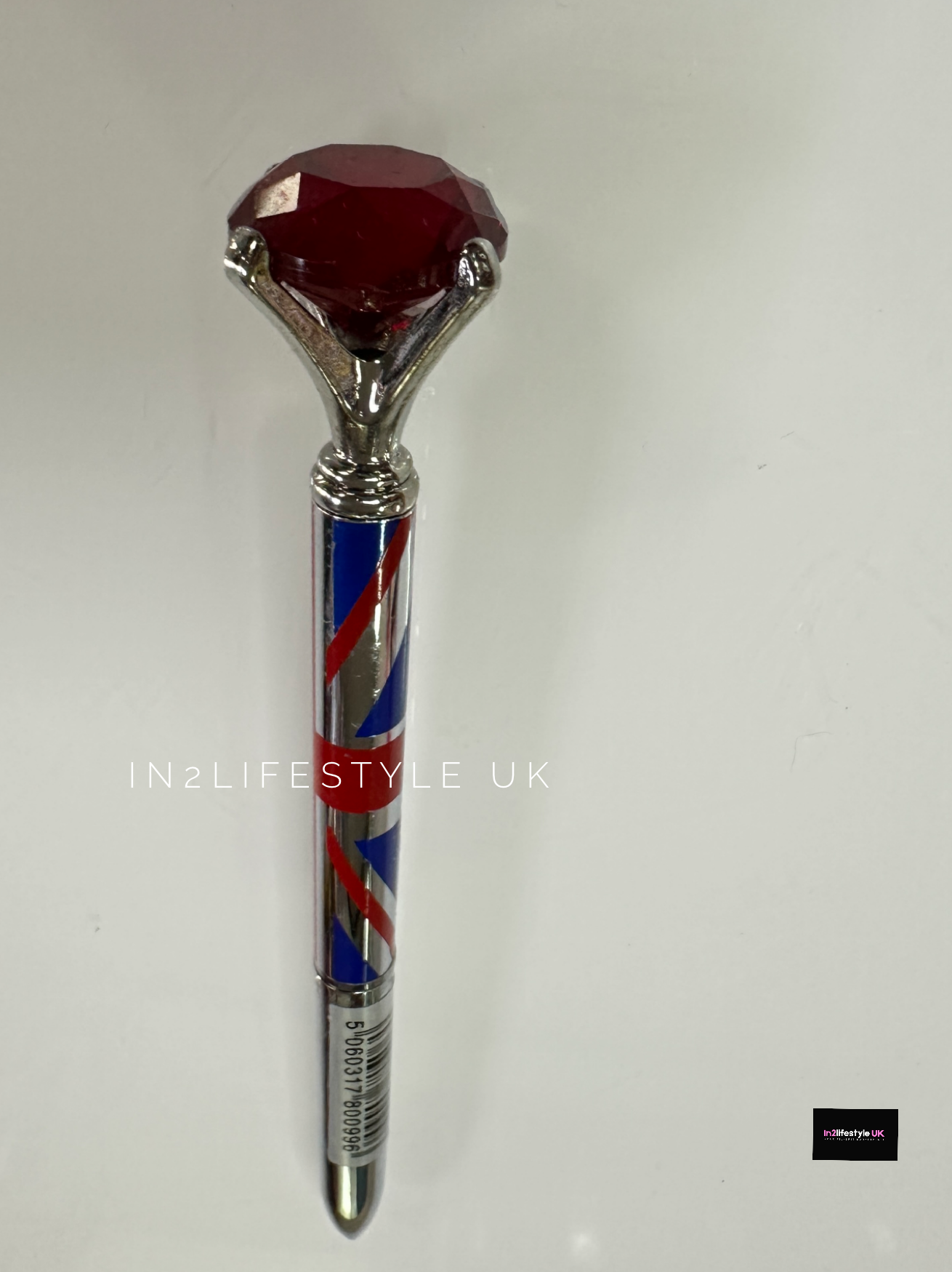 LP09 London Red Crystal Pen