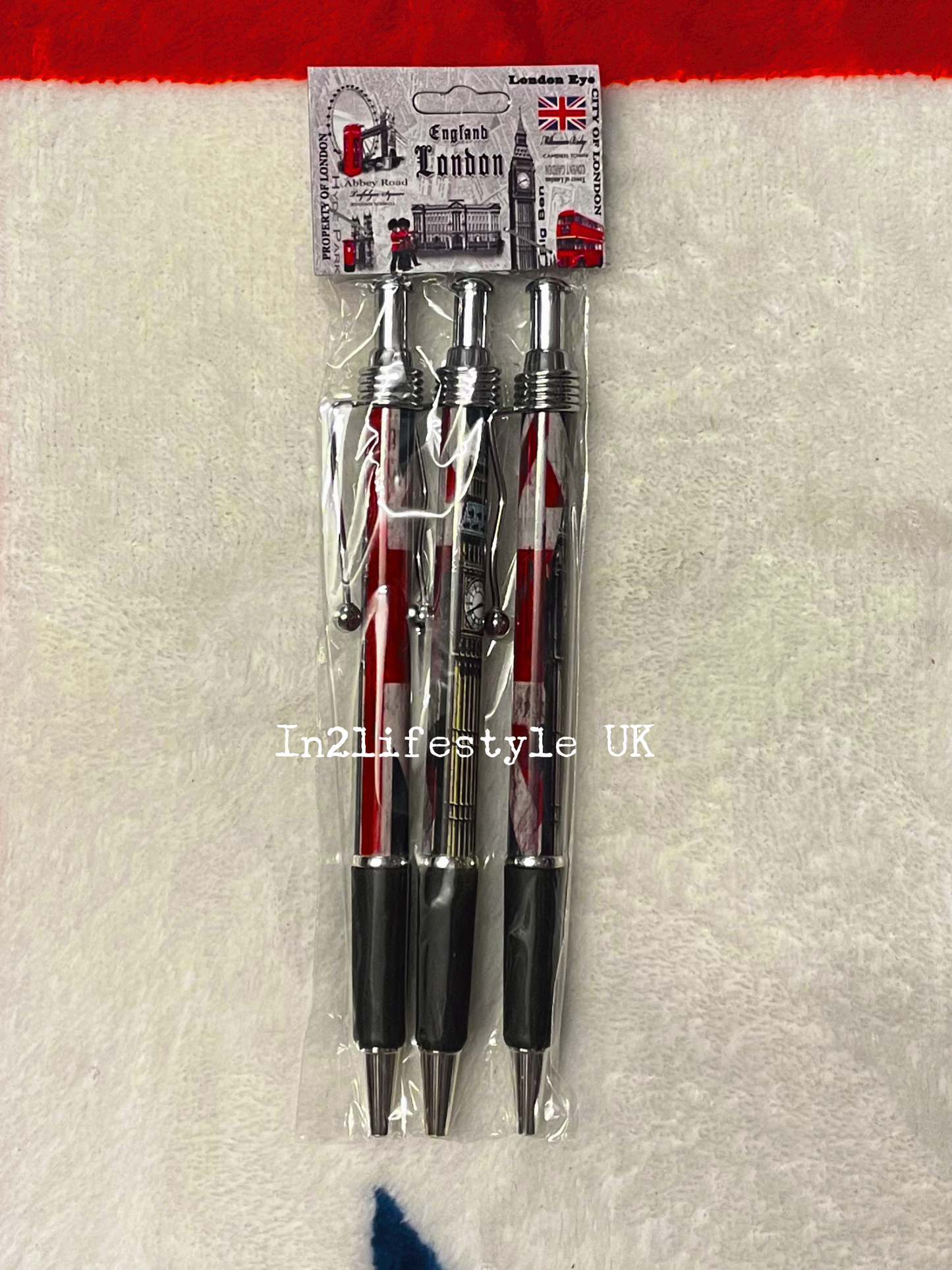 London Set of 3pcs Pens