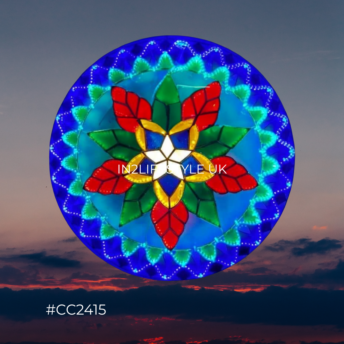 CC2415 Special Starlight Capiz Christmas Parol (UKCA / CE Certified)