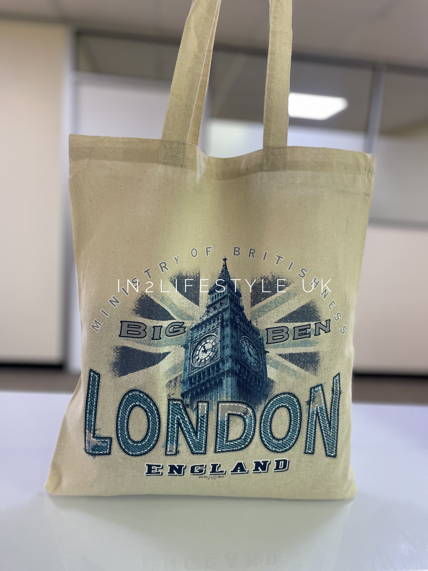 London Souvenir Cloth Tote Bags (no zipper)