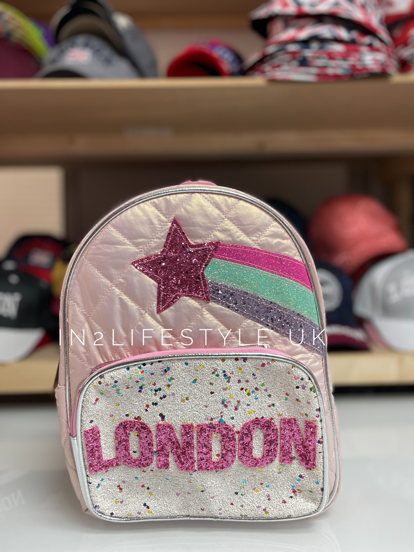 Girl’s London Glitter Backpack