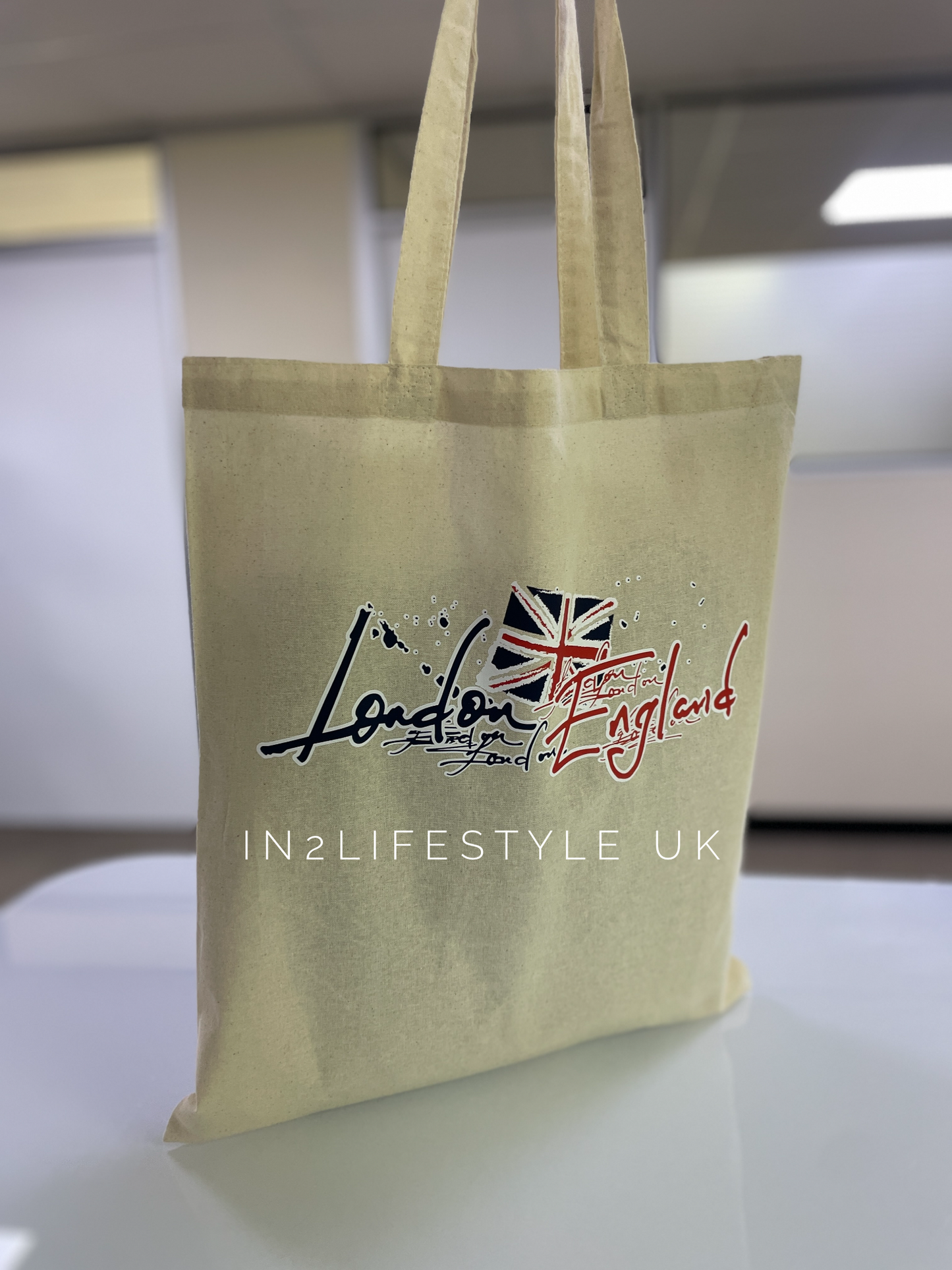 London Souvenir Cloth Tote Bags (no zipper)