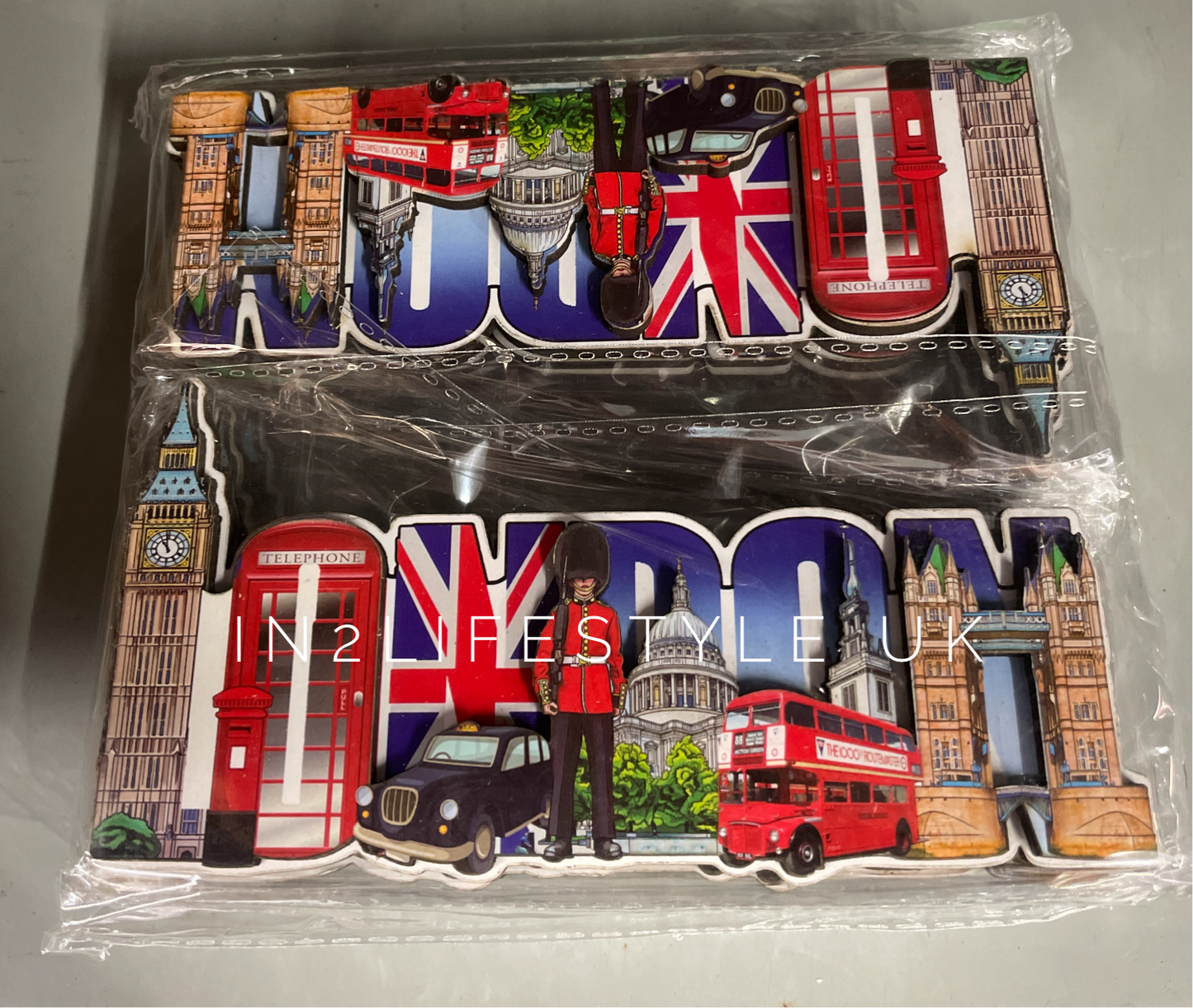 London Premium 3D Wooden Magnets