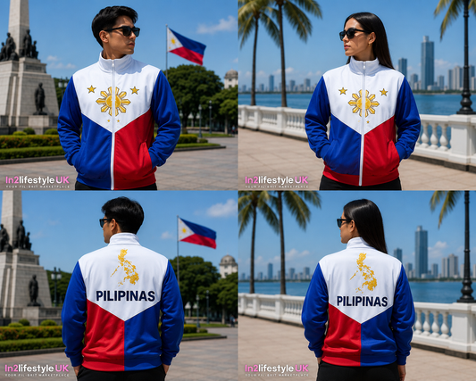 Philippines Zip Up Track Jacket