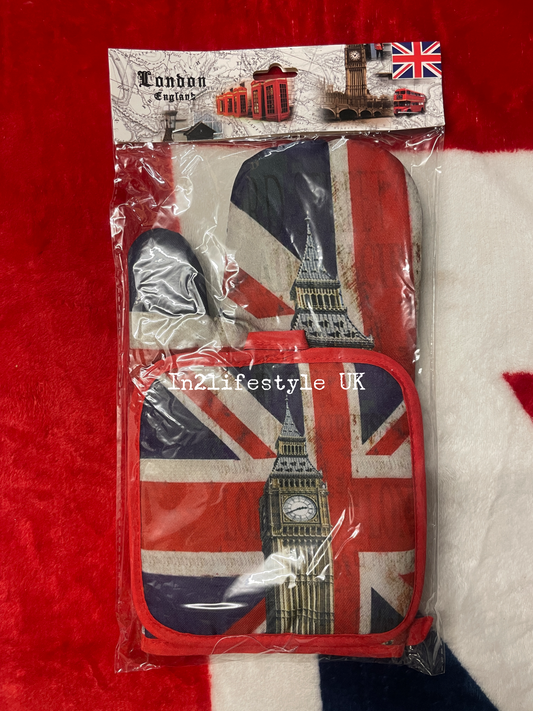 London Öven Glove and Mitten Set