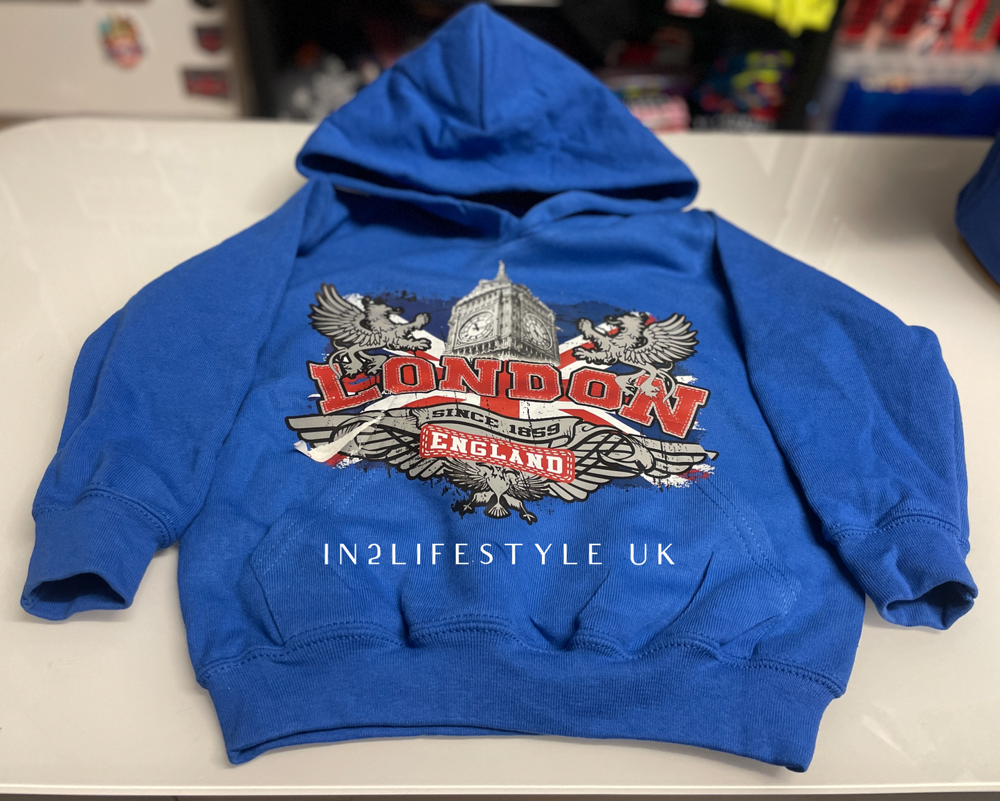 KHP1 London Kids Printed Hoodie