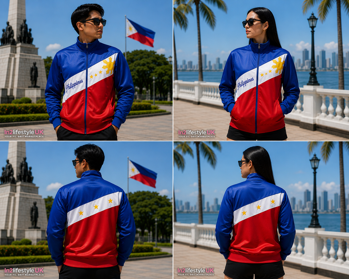 Philippines Zip Up Track Jacket