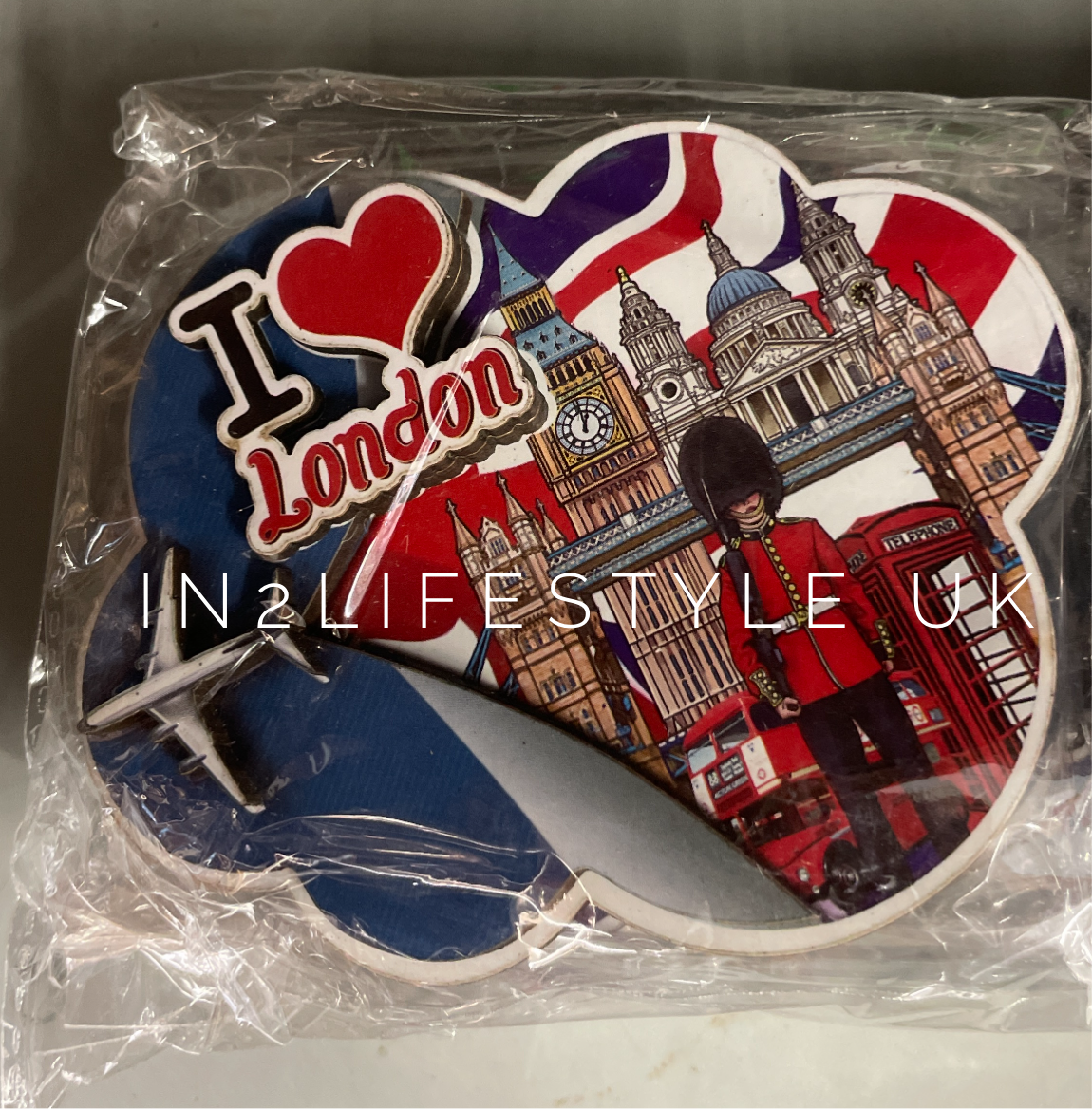 London Premium 3D Wooden Magnets