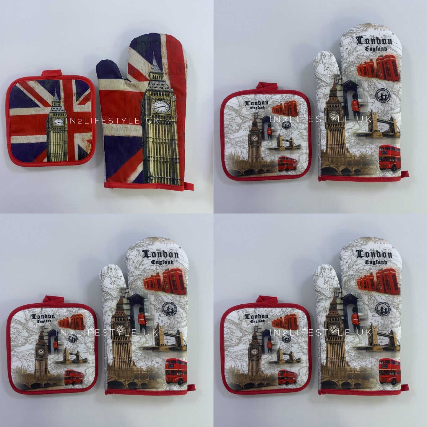 London Öven Glove and Mitten Set