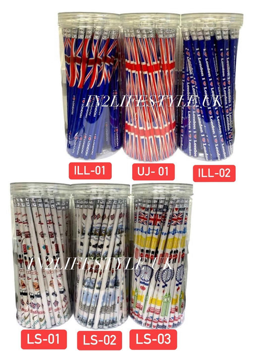 Set of 72pcs London Pencils