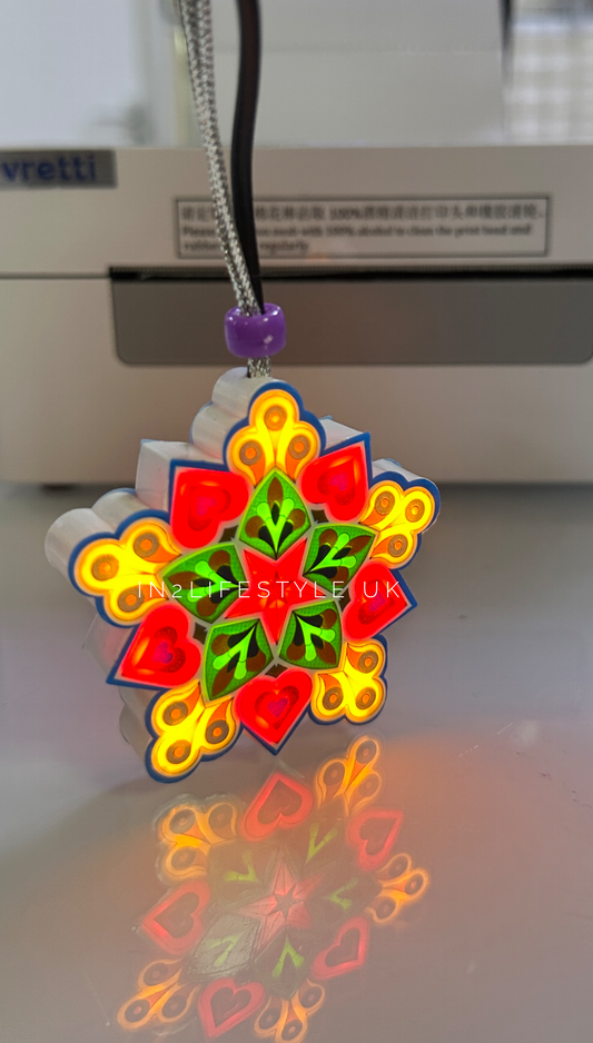 USB Christmas Car Parol/ Lantern