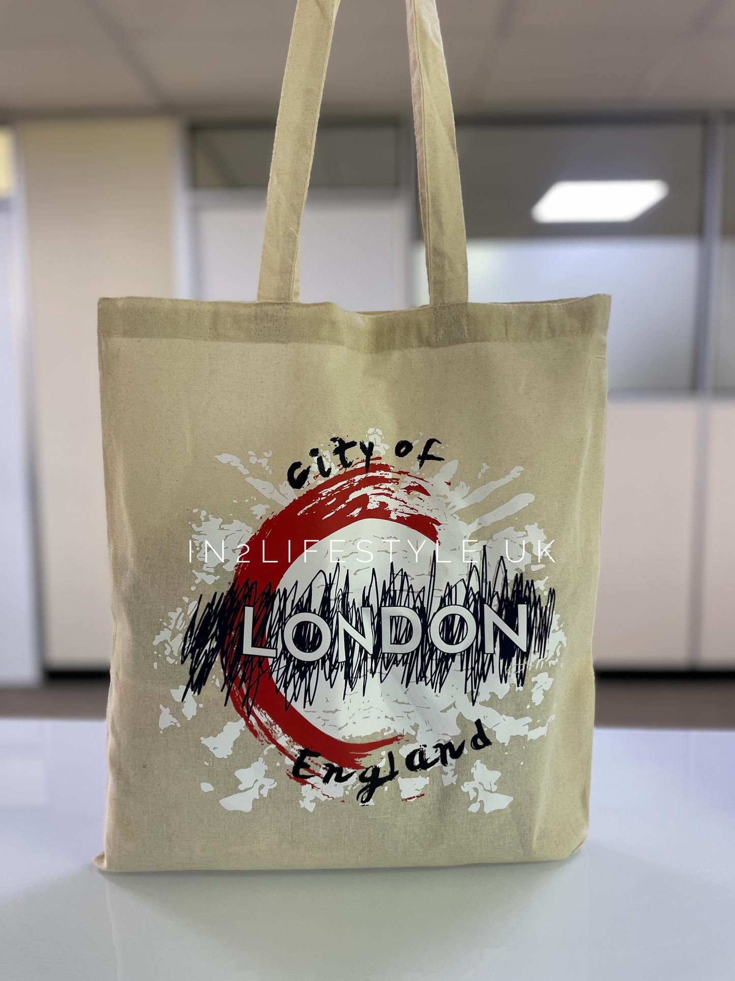 London Souvenir Cloth Tote Bags (no zipper)