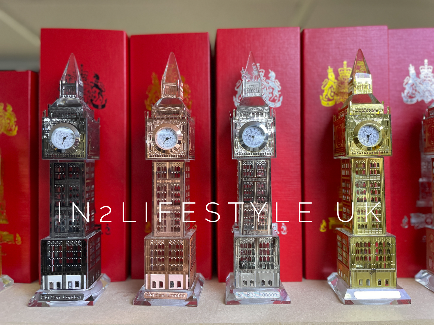 Big Ben Crystal Clock Large