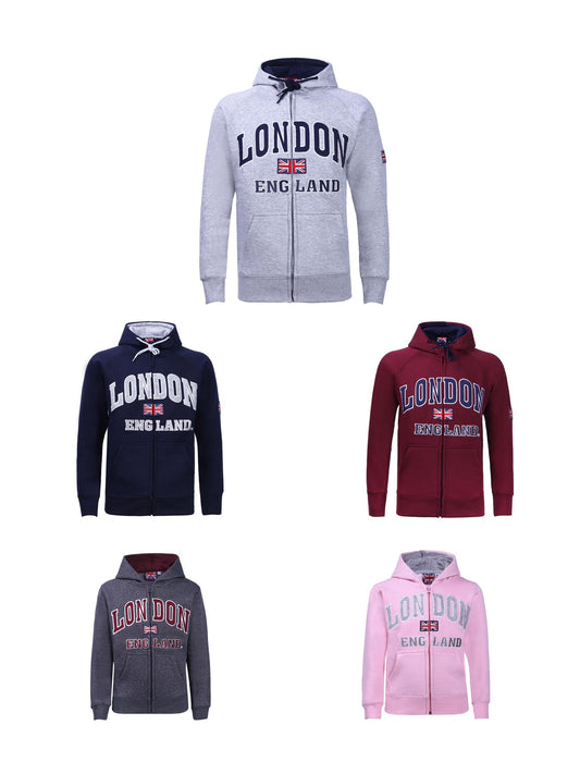 London Hoodie with Zipper