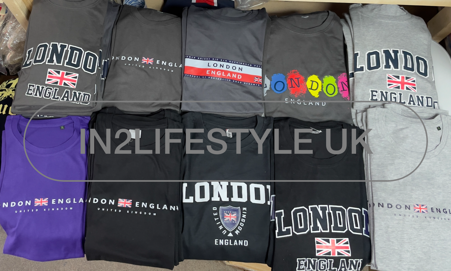 20 pieces for £65 Assorted DESIGN Standard T-shirt Bundle