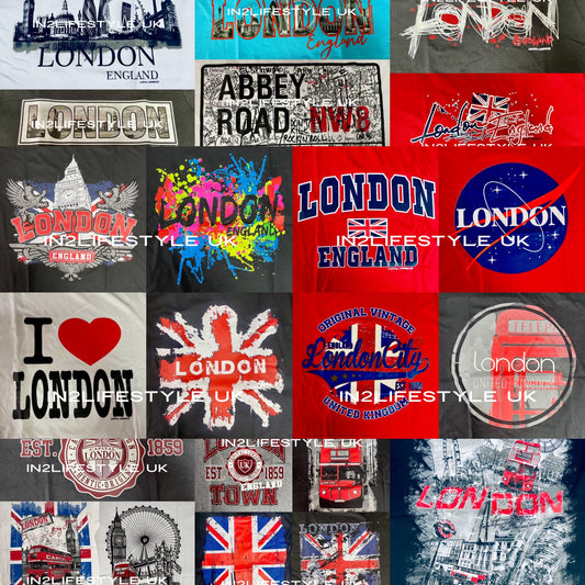 20 pieces for £90 Assorted Premium London T-shirt Bundle