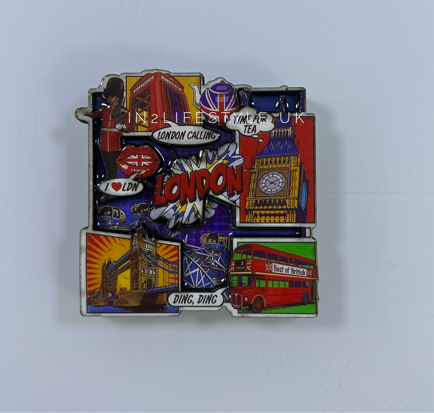 Premium Gloss London 3D Fridge Magnet 4