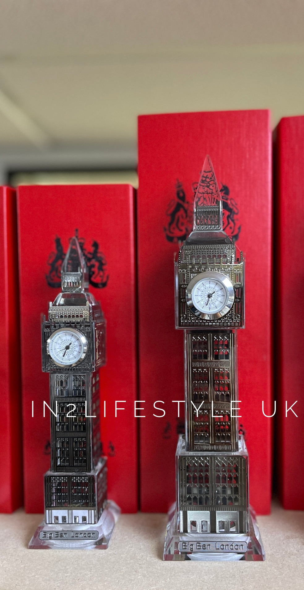 Big Ben Crystal Clock Large