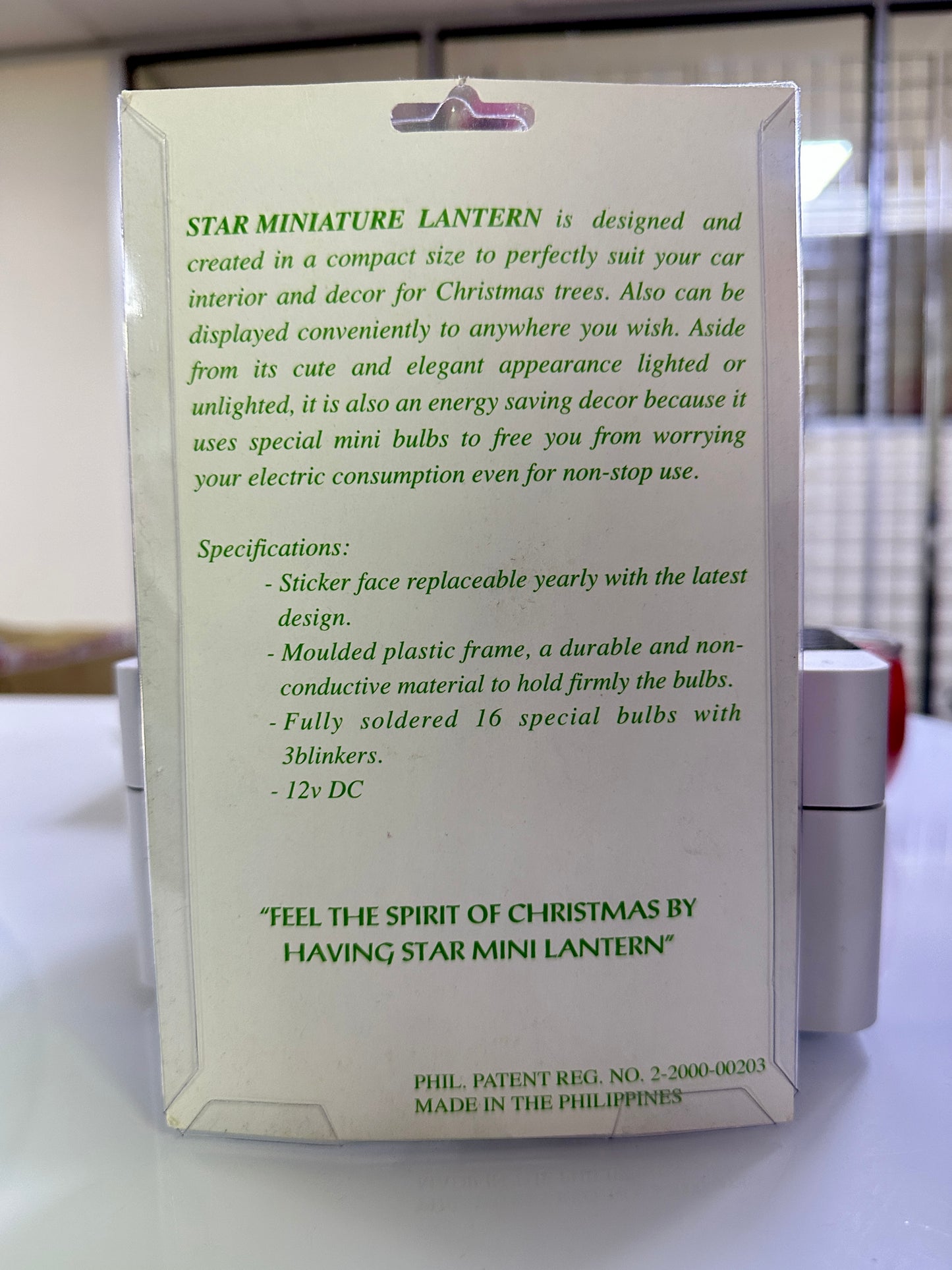 USB Christmas Car Parol/ Lantern