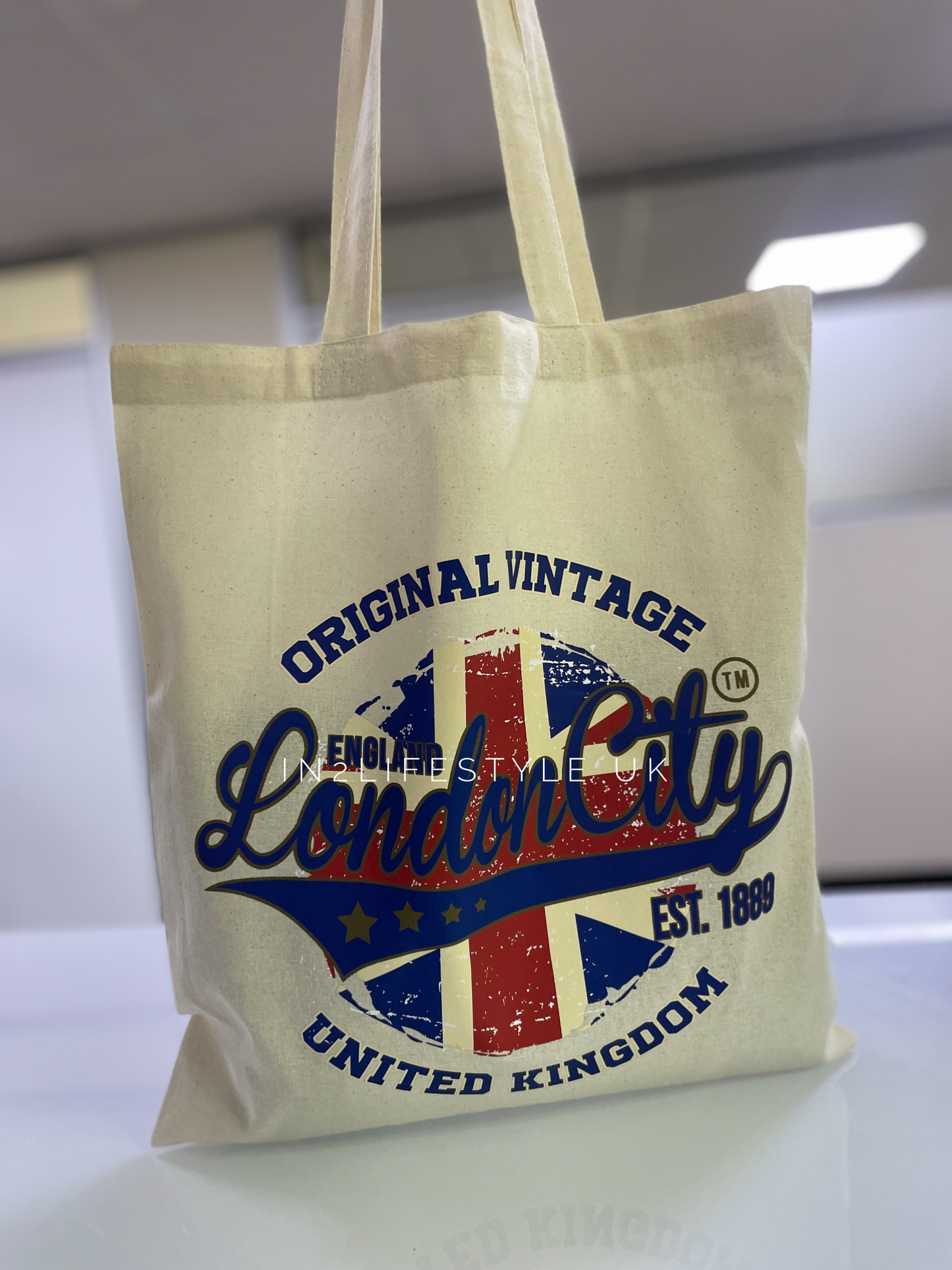 London Souvenir Cloth Tote Bags (no zipper)