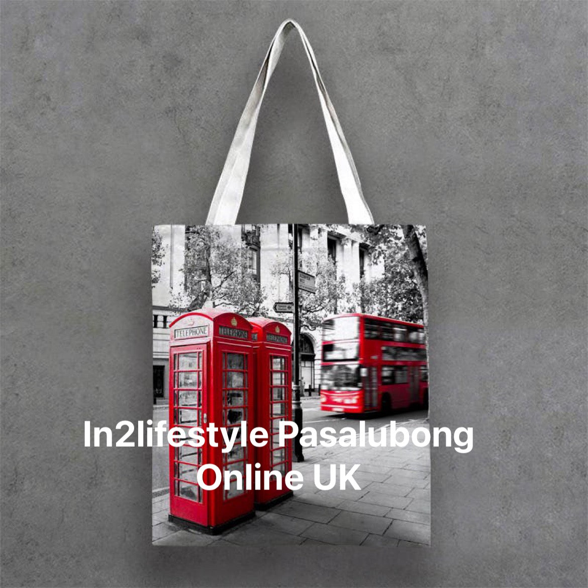 10pcs for £55 London Sight Tote Bags with Zipper