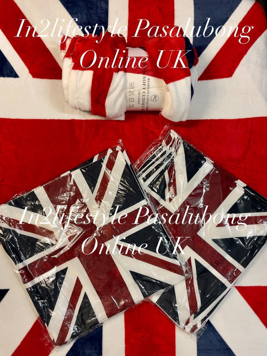 Union Jack Throw Pillow Case