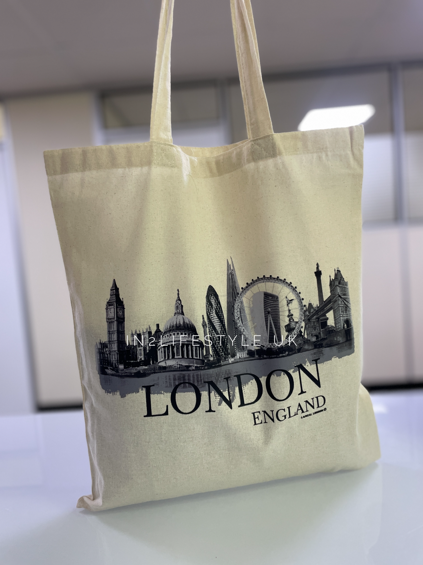 London Souvenir Cloth Tote Bags (no zipper)