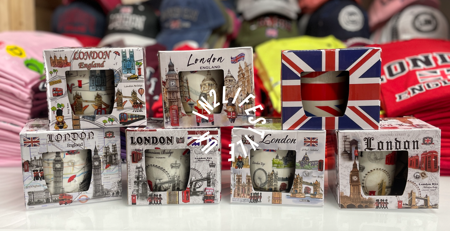 LONDON SOUVENIR Mugs with Coaster