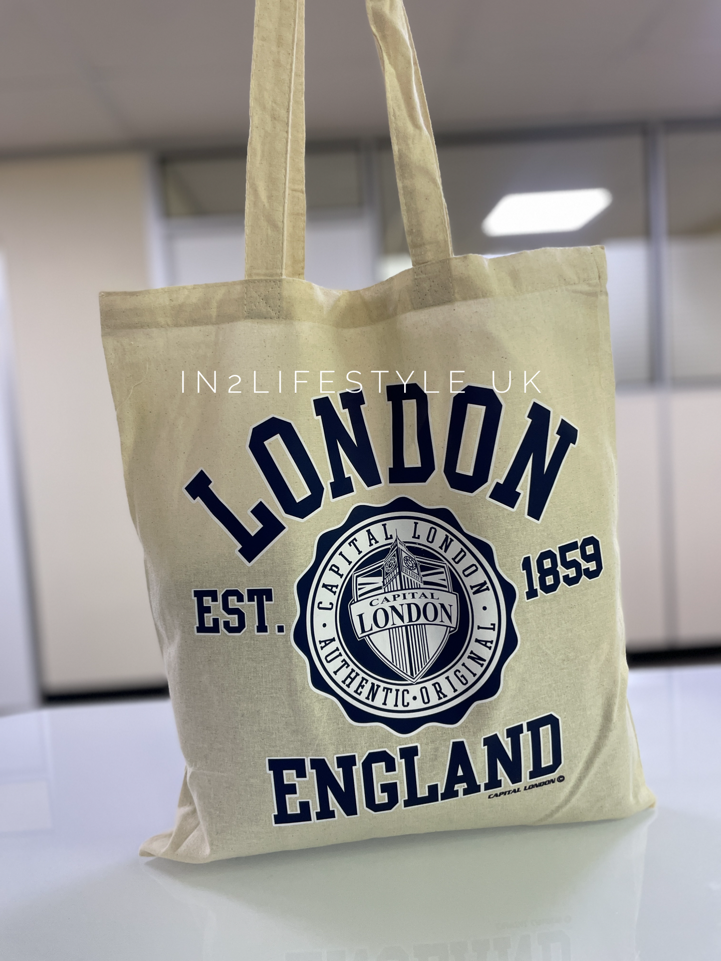 London Souvenir Cloth Tote Bags (no zipper)