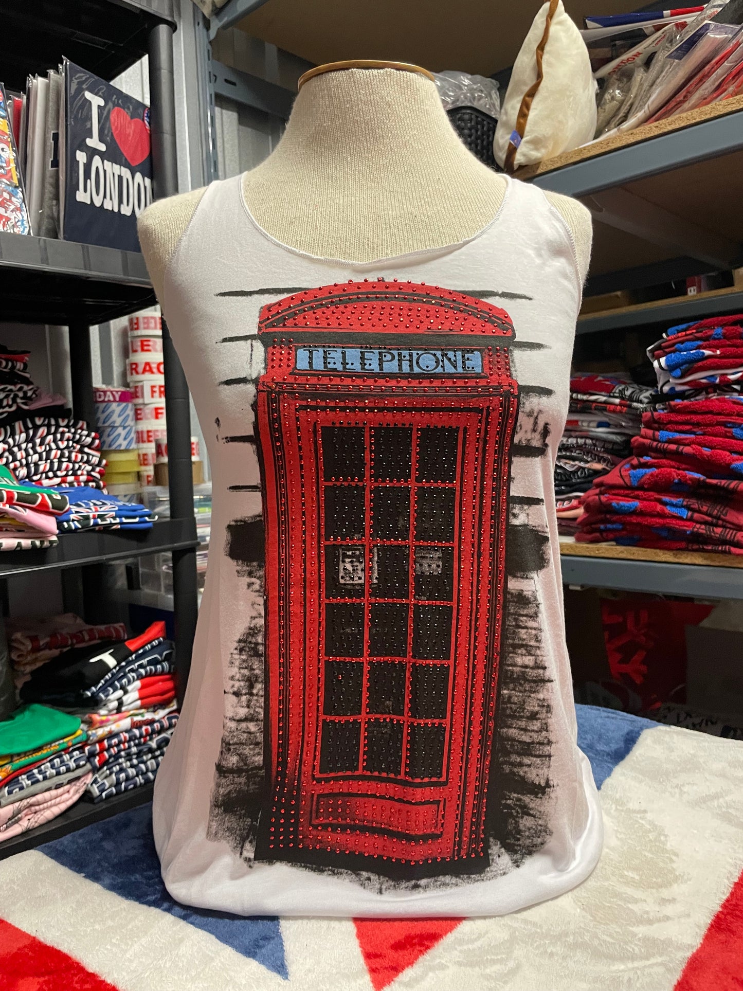 London Phone Booth Vest