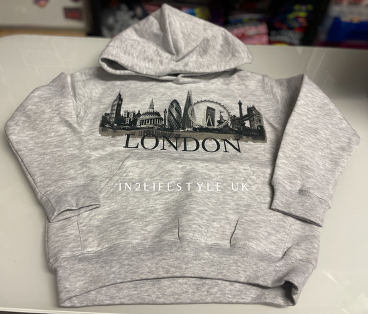 KHP5 London Kids Printed Hoodie