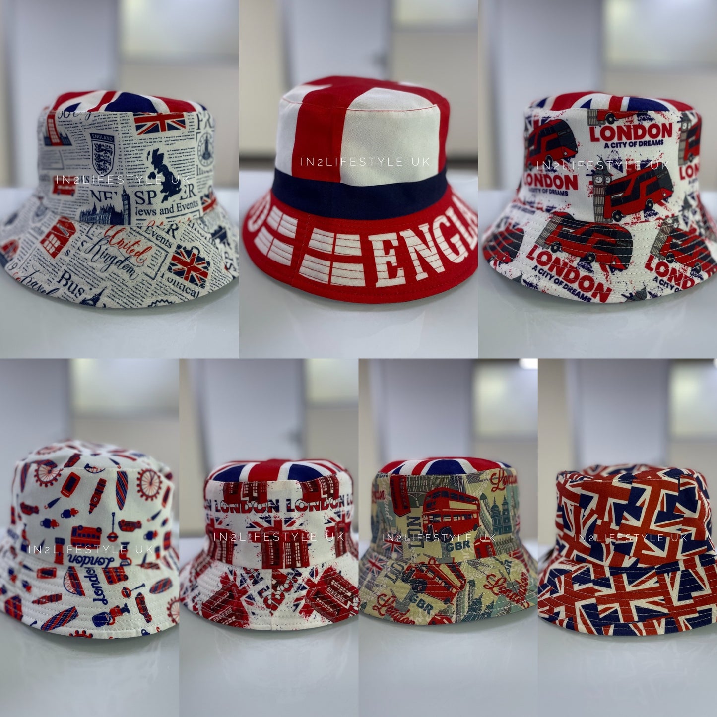 Union Jack Reversible Bucket Hat